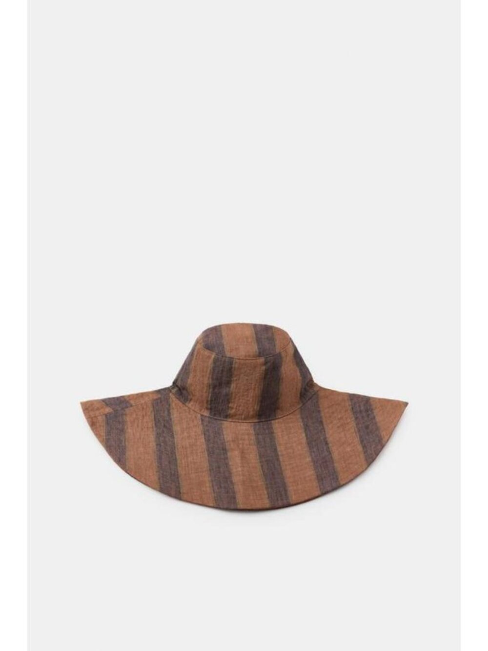 ZARA REVERSIBLE STRIPED LINEN HAT